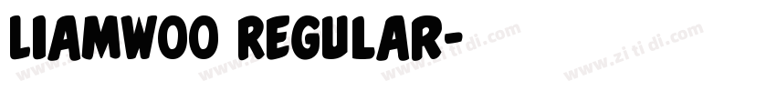 LiamW00 Regular字体转换